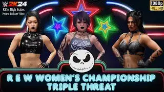 WWE 2K24 REW High Stakes | Promo Package Video | KJ vs Kimberly vs Stephanie | CAW Universe Series