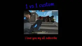 free fire 1vs1 custom #shorts  #short @_allgamespace
