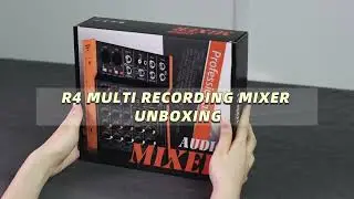 D Debra R4/R6 Audio Mixer Unboxing & Connection Method