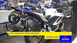 2022 Yamaha R3 World GP 60th Anniversary Walkaround Eicma 2021