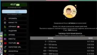45.07 рубль гирифтем аз Serfclick