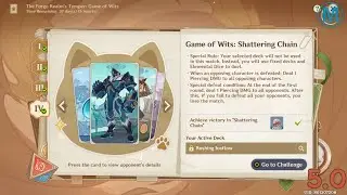 The Forge Realm's Temper: Game of Wits | Shattering Chain | Genshin Impact TCG 5.0