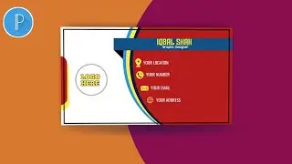 Design a modern visiting card on Android phone || Pixellab editing || Kohi Graphic