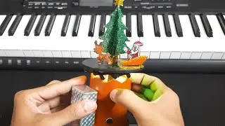 How to make a simple automata ? With step by step guide |  Homemade easy automata | Santa Claus