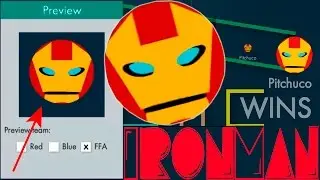 Bonk.io -  How to make iron man skin