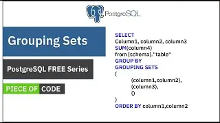 How to use Grouping Sets in PostgreSQL | pgAdmin 4