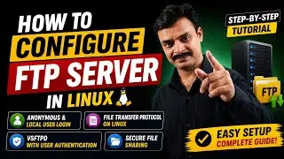 how to configure ftp server in linux step by step tutorial