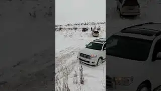 Duster Toyota Нива Уаз в снежный подъем #4x4 #offroad #snow