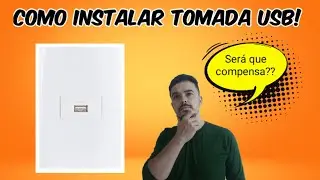 COMO INSTALAR PASSO À PASSO TOMADA USB