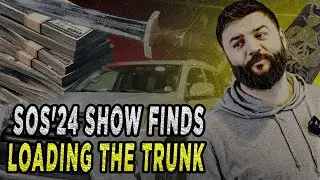 SOS'24 Antiques Show Finds. LOADING the Trunk