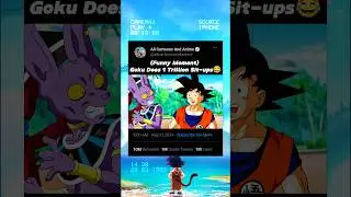 Beerus Shocked to see Goku's IQ 😱 #dbz #goku #shorts 🔥🔥