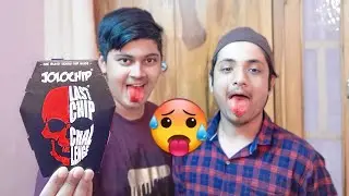 Unboxing & Eating World's Hottest Chips🔥🥵 / Jolo Chip / Challenge Vlog / Hyder Hyderabadi Vlogs
