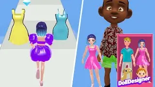 Doll Designer 👗👸👗 All Levels Gameplay Trailer Android, iOS DD1GP11