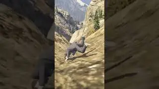 GTA V | Michael Jump from Mount Chiliad #shorts #youtubeshorts