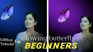 Picsart Tutorial -2020 Butterfly Glowing Effect || Edit Dark tone Effect with glowing butterfly