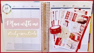 Plan with me - Dollar Spot | Erin Condren Hourly Life Planner & Sticky Essentials