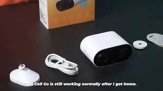 Imou lab: Testing on Cell Go, Wireless security camera