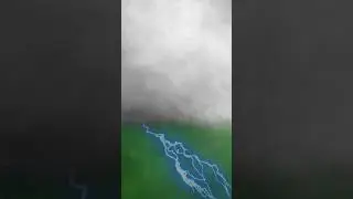 ⚡🌩️Storm Clouds & Lightning Green Screen | No Copyright FX | Free Thunder Overlay-shorts