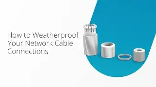 RJ45 Ethernet Cable Protective Cap Install