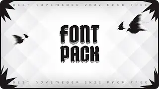 Top Fonts 2k22 ( November) | Free to use | Graphics | Gaming | Editors - Thumbnail Fonts