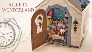 DIY Miniature Diorama Alice in Wonderland (canon papercraft)