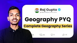 Previous Year Questions of Geography Analysis | Complete Geography Series Part - 5