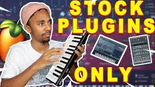 Making a Beat With ONLY Stock Plugins (fl studio lofi )