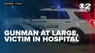Gunman at large, victim hospitalized after gunfire breaks out at Oquirrh Park in Kearns