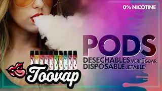 TOOVAP | Disposable Pods for Vaping | Cigarrillo Electrónico Desechable | Einweg-Pod zum Dampfen