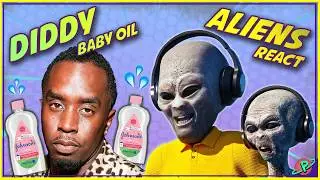 Aliens React to Diddy W/ 1000 Bottles of Baby Oil - Animated Podcast 