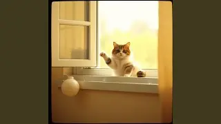 Кошка у окошка