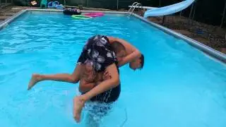 Having fun with family