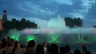 Espectáculo de agua en Barcelona