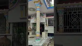 Round Pillar design rong kre akkn design dekhe chok sora jaina vairal building bari design #piller