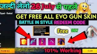 Free Fire Redeem Code Today 27 July 2022 | Today Redeem Code Free Fire | 101% Working Redeem Code //
