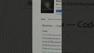 Black extension uses