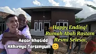 Finally Done! Abah Rastam's House Stands Magnificently, Aesar Can't Hold Back His Happiness 😭🏡