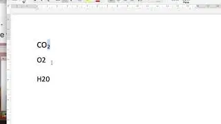 Subscript and superscript MS word