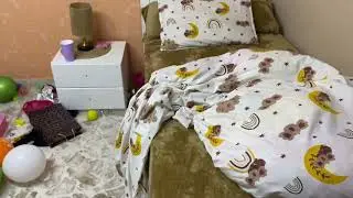 واخيراً نضفت اوضه العيال تنضيف عميق يلا تشجيع 🧹🧼🌻