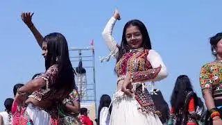 Garba Event Calibration With Red & White Multimedia Education