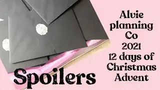 Planner Advent Calendar unboxing || Alvie planning co advent calendar 2021