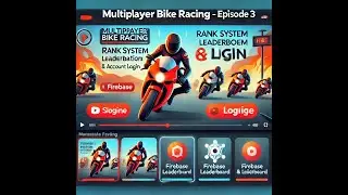 Multiplayer Bike Racing Game Development - Episode 3: Rank System, Leaderboard & Login