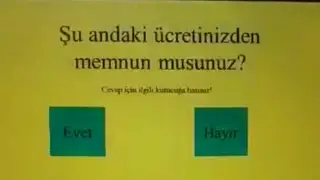 Maaşınızdan memnun musunuz? Anketi lütfen cevaplayın.!