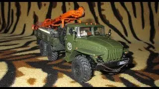 УРАЛ-4320  конверсия 1:43 (Автолегенды СССР Грузовики №7) буровая установка