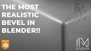 Is this the most REALISTIC BEVEL method in Blender? | iMeshh Tutorial