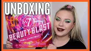W7 BEAUTY BLAST RELOADED ADVENT CALENDAR 2021 REVEAL | makeupwithalixkate