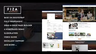 Fiza - Responsive Business Service Drupal 8 & 9 Theme - Existing Installtion