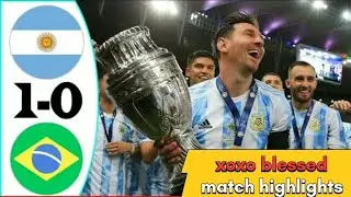 Argentina VS Brazil Copa America 2021 Finals.