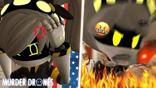 Murder Drones Short Animation MEME: When You're Recording a Voice Message but you keep messing up!
