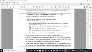 DBMS Practical 1 : Introduction to MySQL.